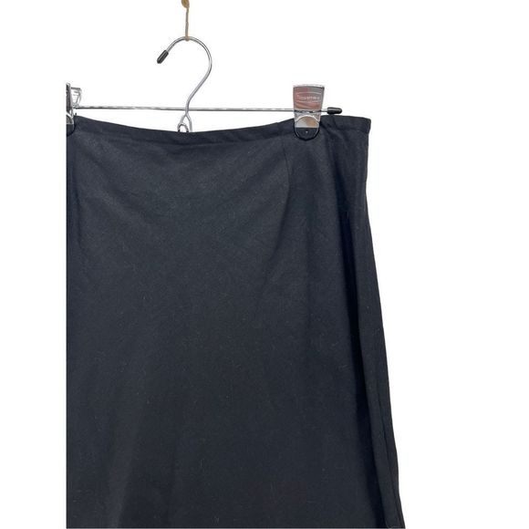 Willi Smith Linen Skirt Size 8 Medium Bohemian Beaded Midi Length Unlined Breath - Picture 9 of 13